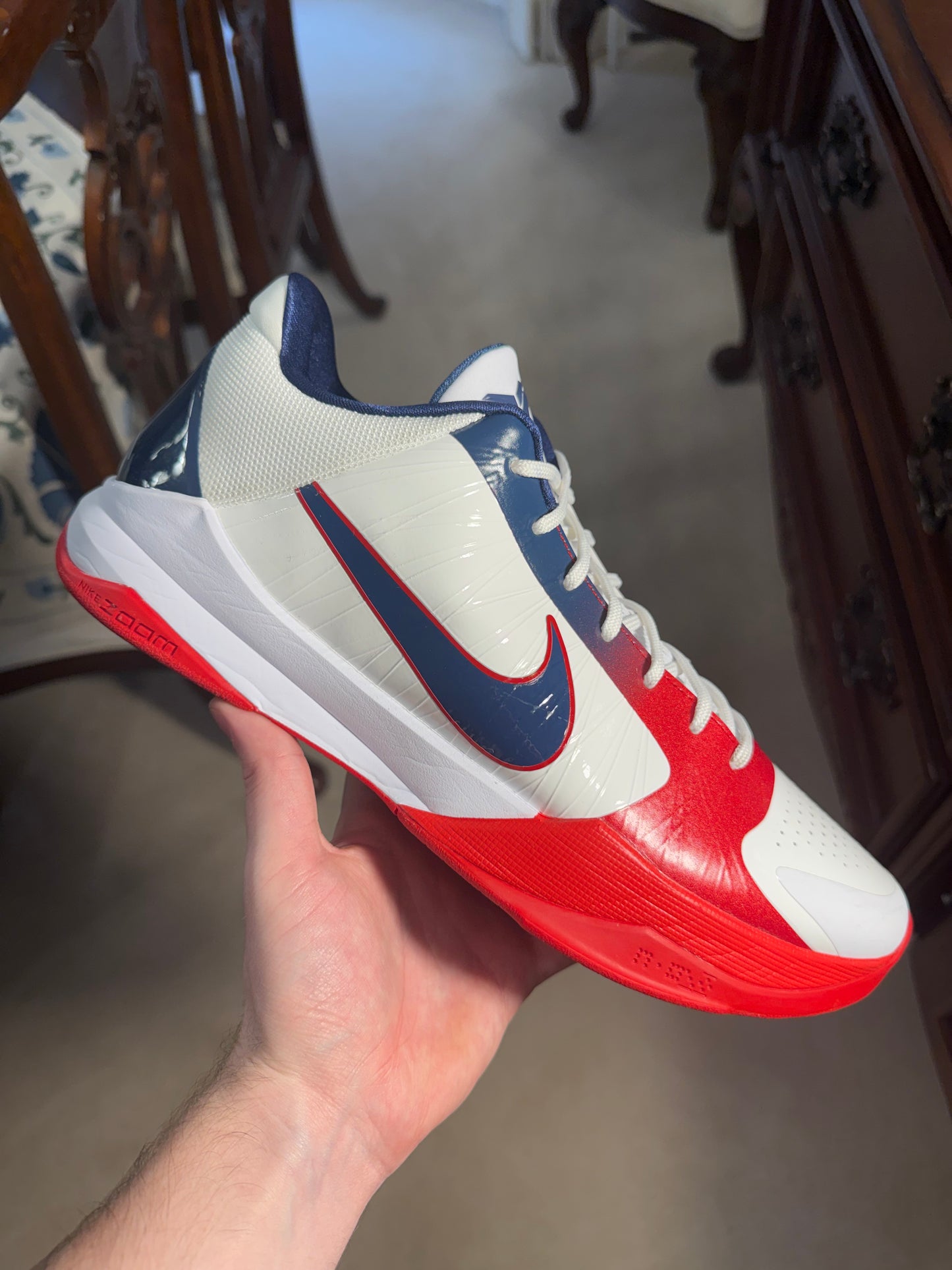 Kobe 5 Protro UConn PE White
