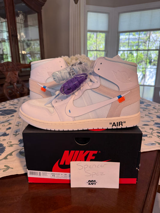 Jordan Retro 1 High Virgil Abloh Archive Alaska