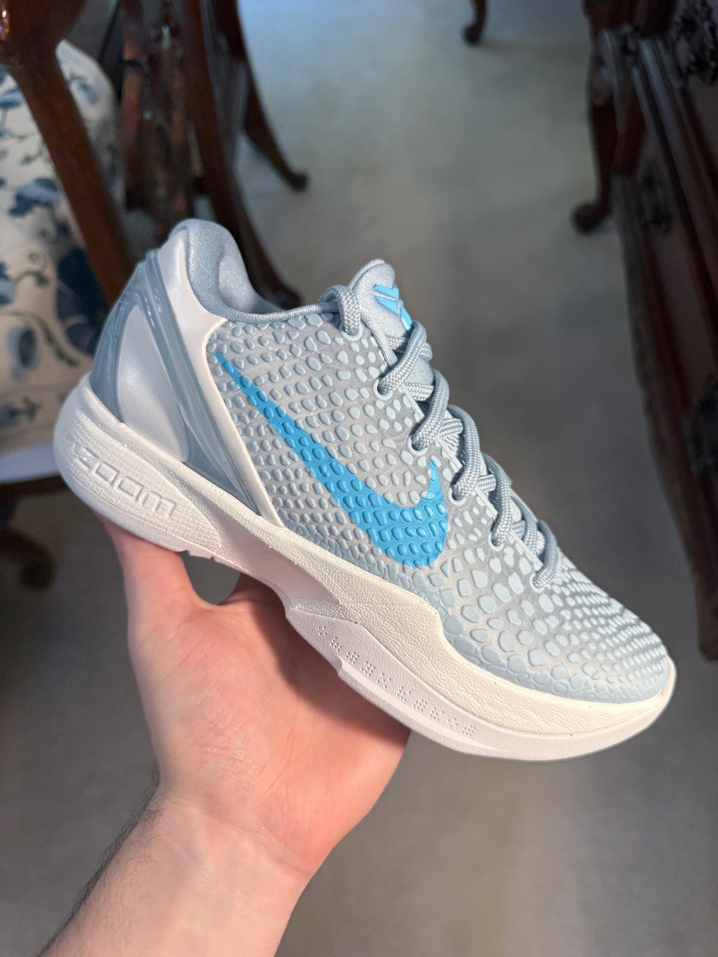 Kobe 6 Protro Caitlin Clark Light Armory Blue