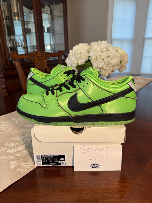 Nike SB Dunk Low Powerpuff Buttercup