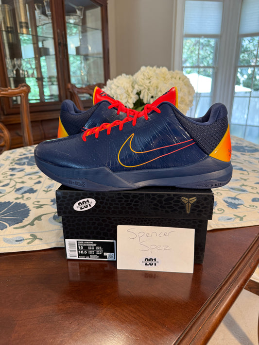 Kobe 5 Protro Caitlin Clark Indiana Fever