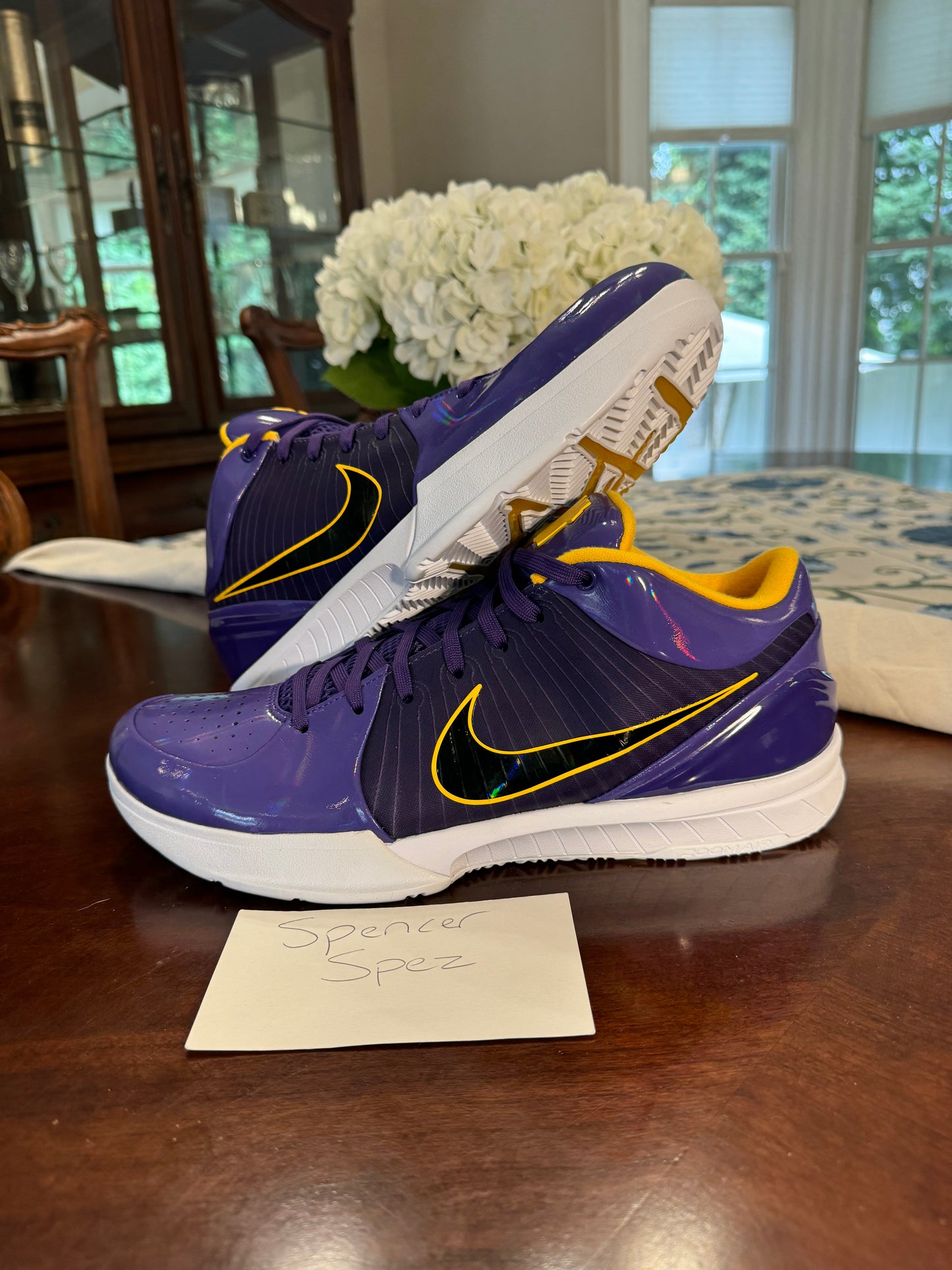 Kobe 4 Protro Undefeated Lakers