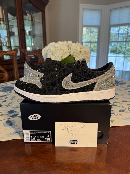 Jordan Retro 1 Low Swarovski Wmns