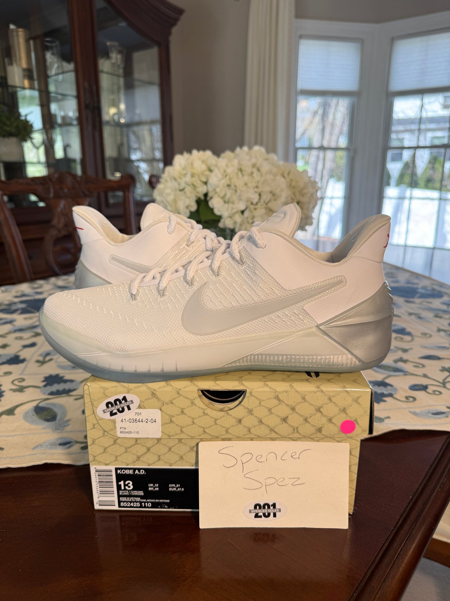 Kobe A.D. White Chrome