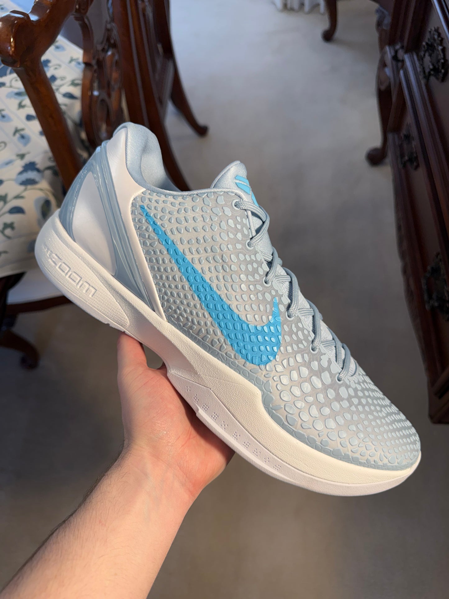 Kobe 6 Protro Caitlin Clark Light Armory Blue