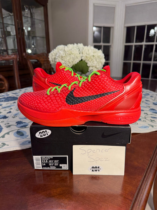 Kobe 6 Protro Reverse Grinch