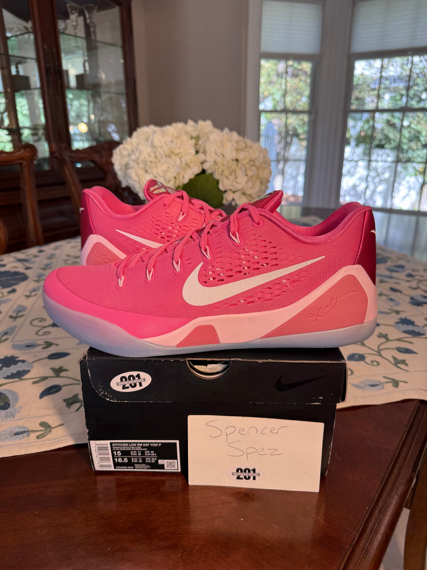 Kobe 9 Protro EM Low Kay Yow Think Pink