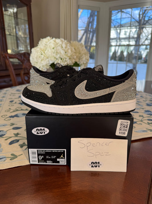 Jordan Retro 1 Low Swarovski Wmns