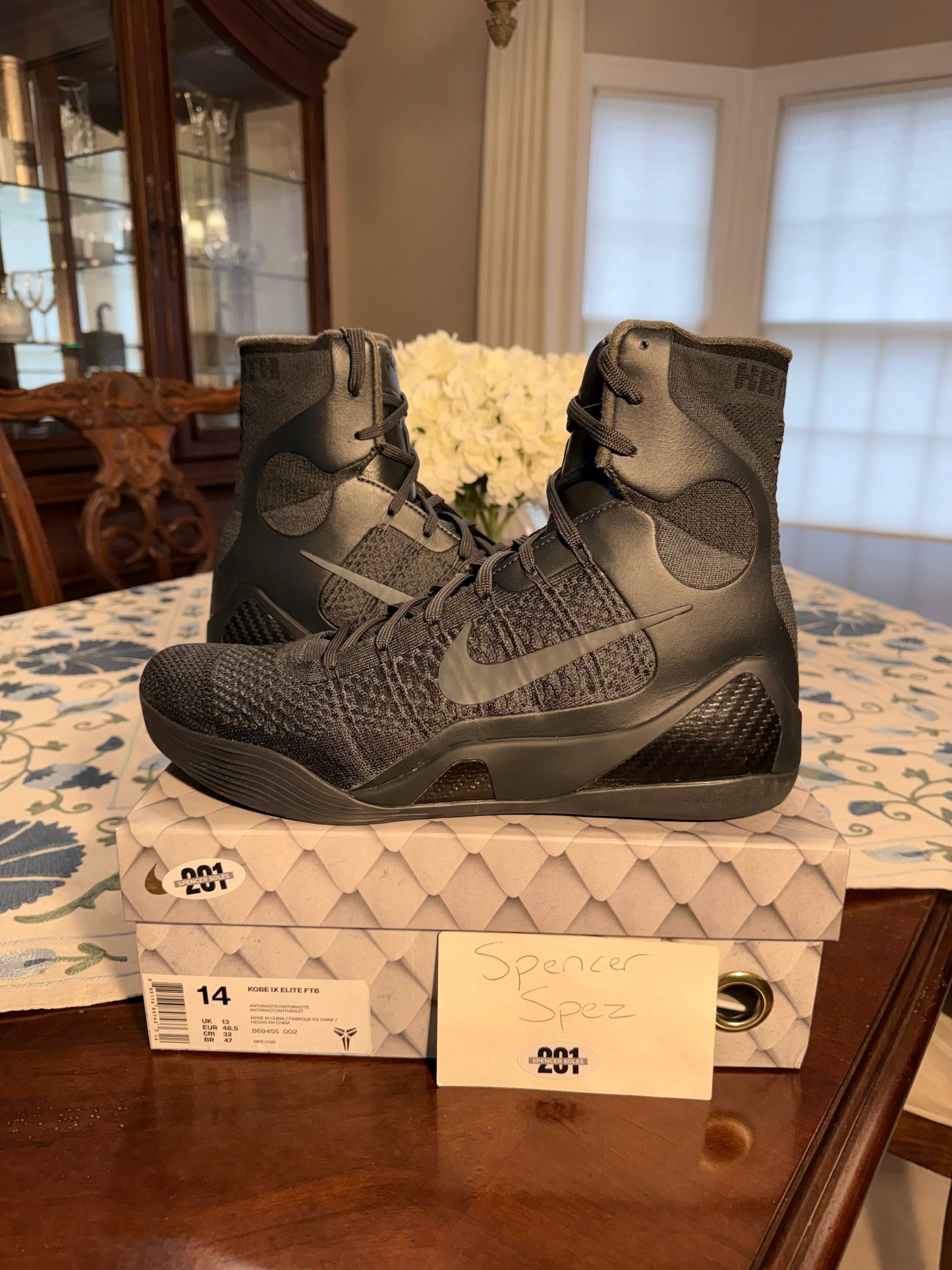 Kobe 9 Elite High Fade to Black