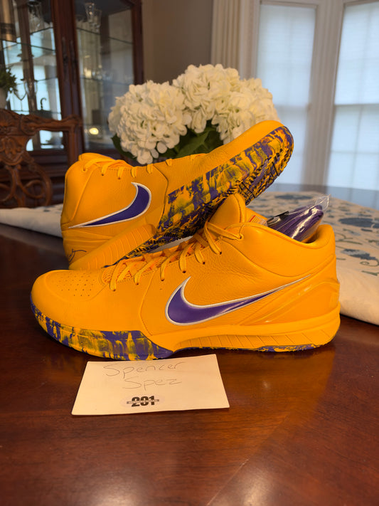 Kobe 4 Protro Draft Day Pack Los Angeles Lakers