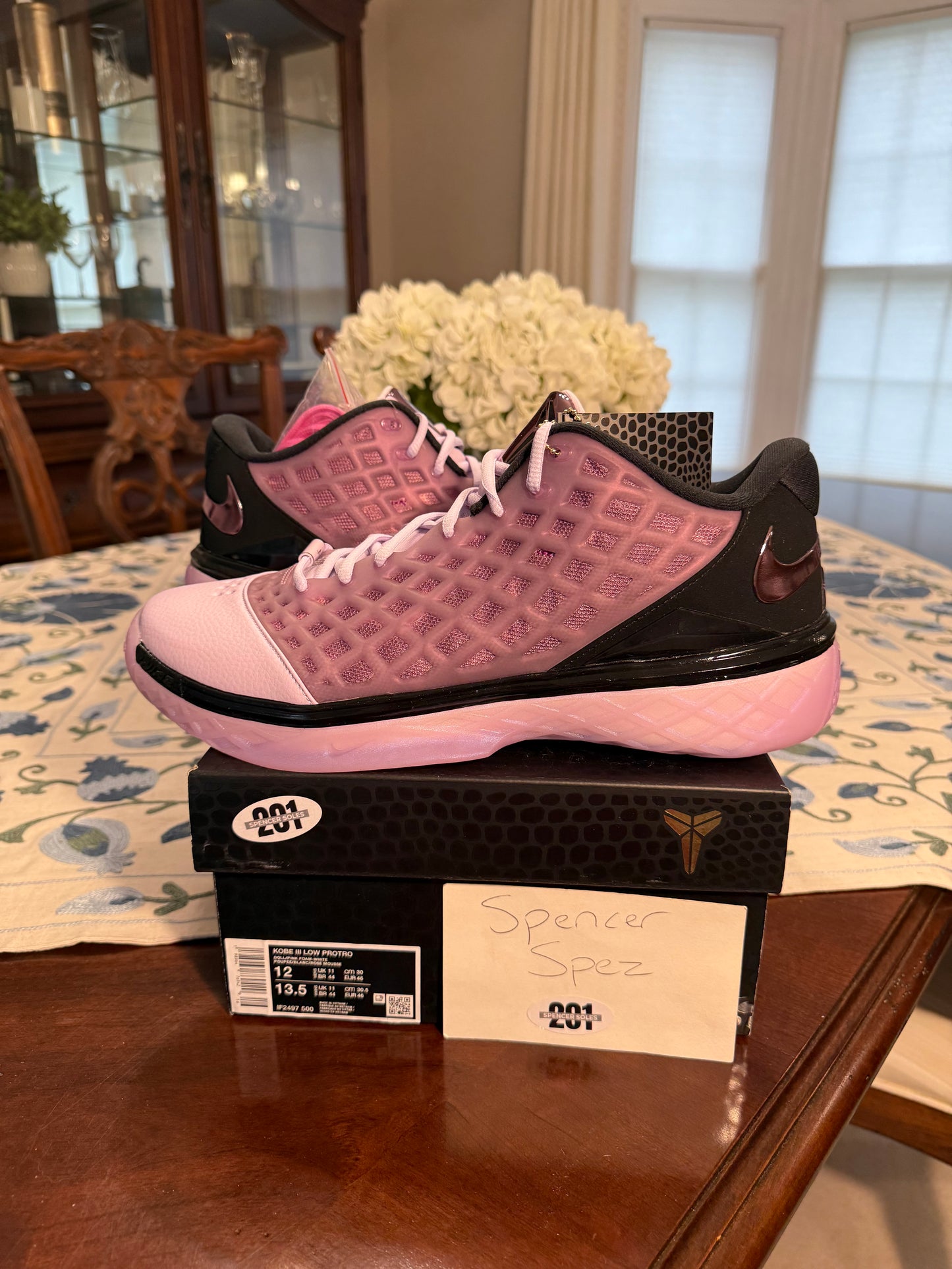 Kobe 3 Protro Low Pink Quartz