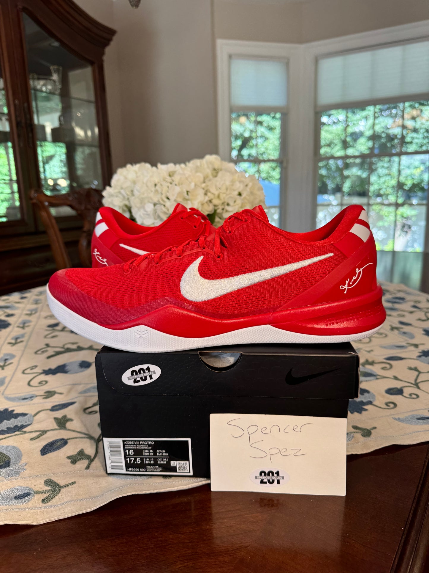 Kobe 8 Protro University Red