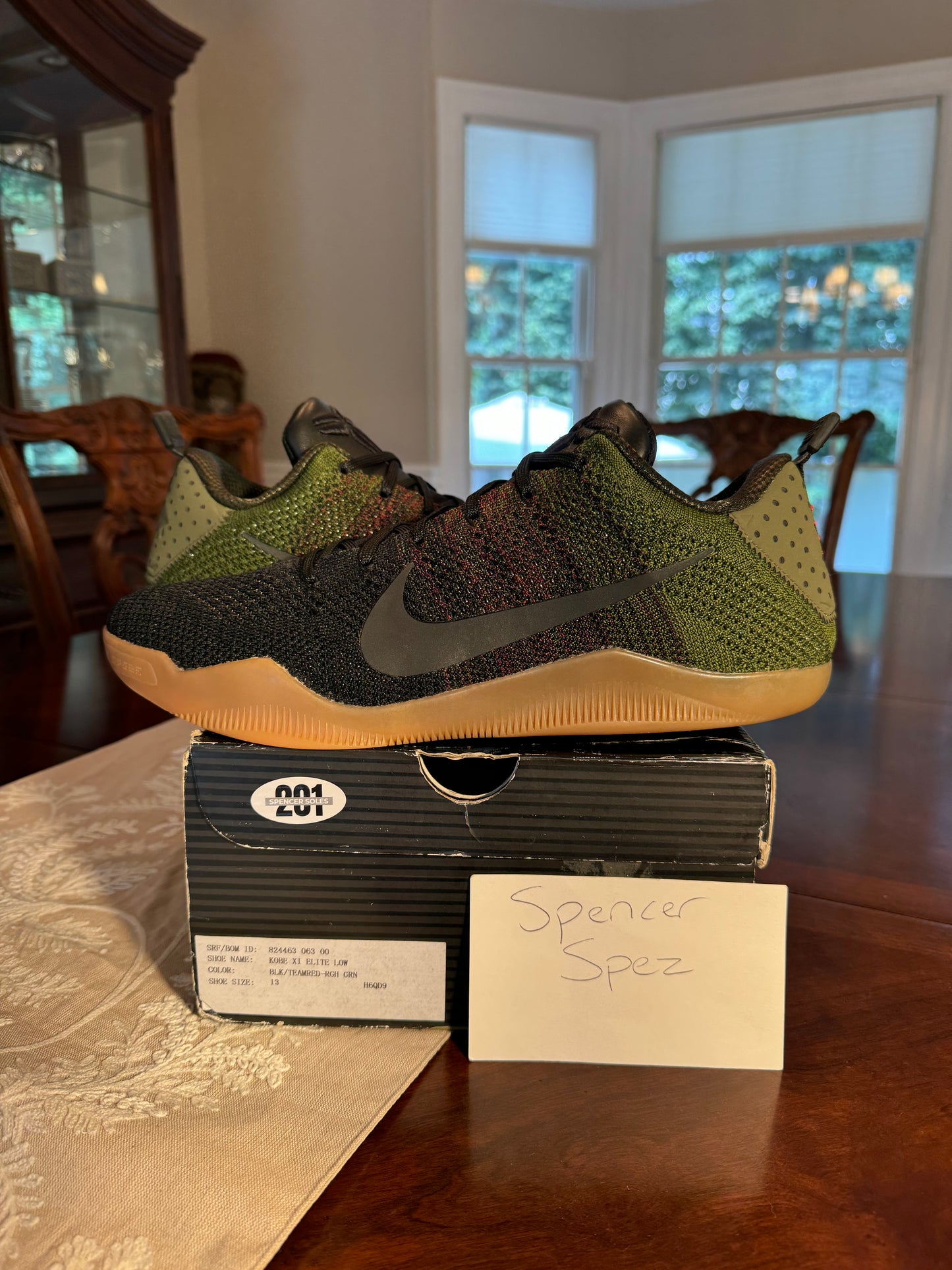 Kobe 11 Elite Low 4KB Black Horse Sample