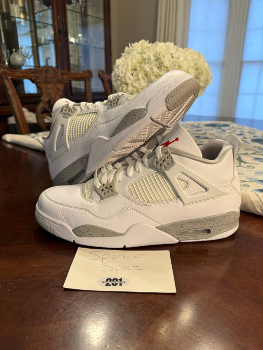 Jordan Retro 4 White Oreo