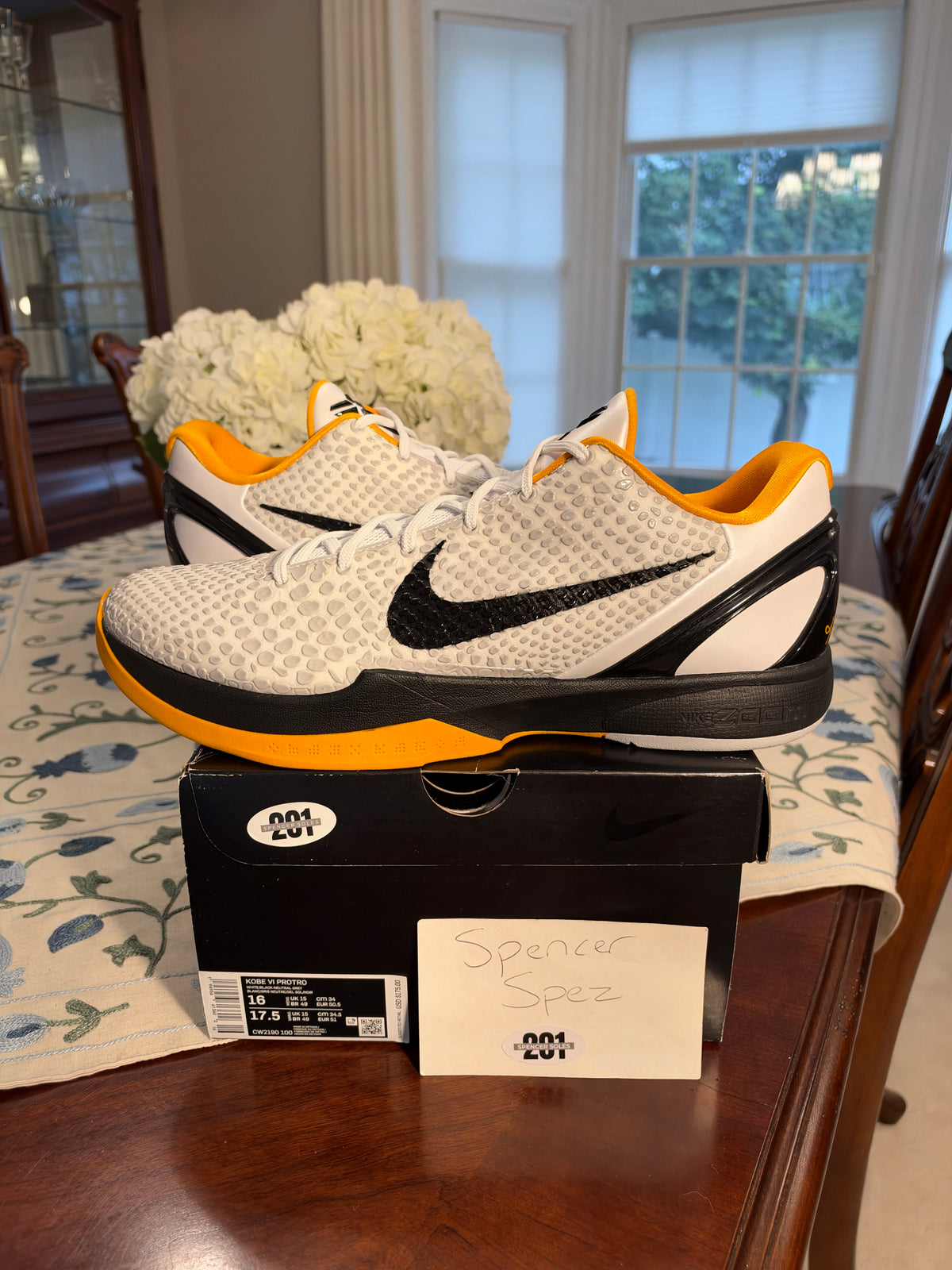 Kobe 6 Protro Del Sol