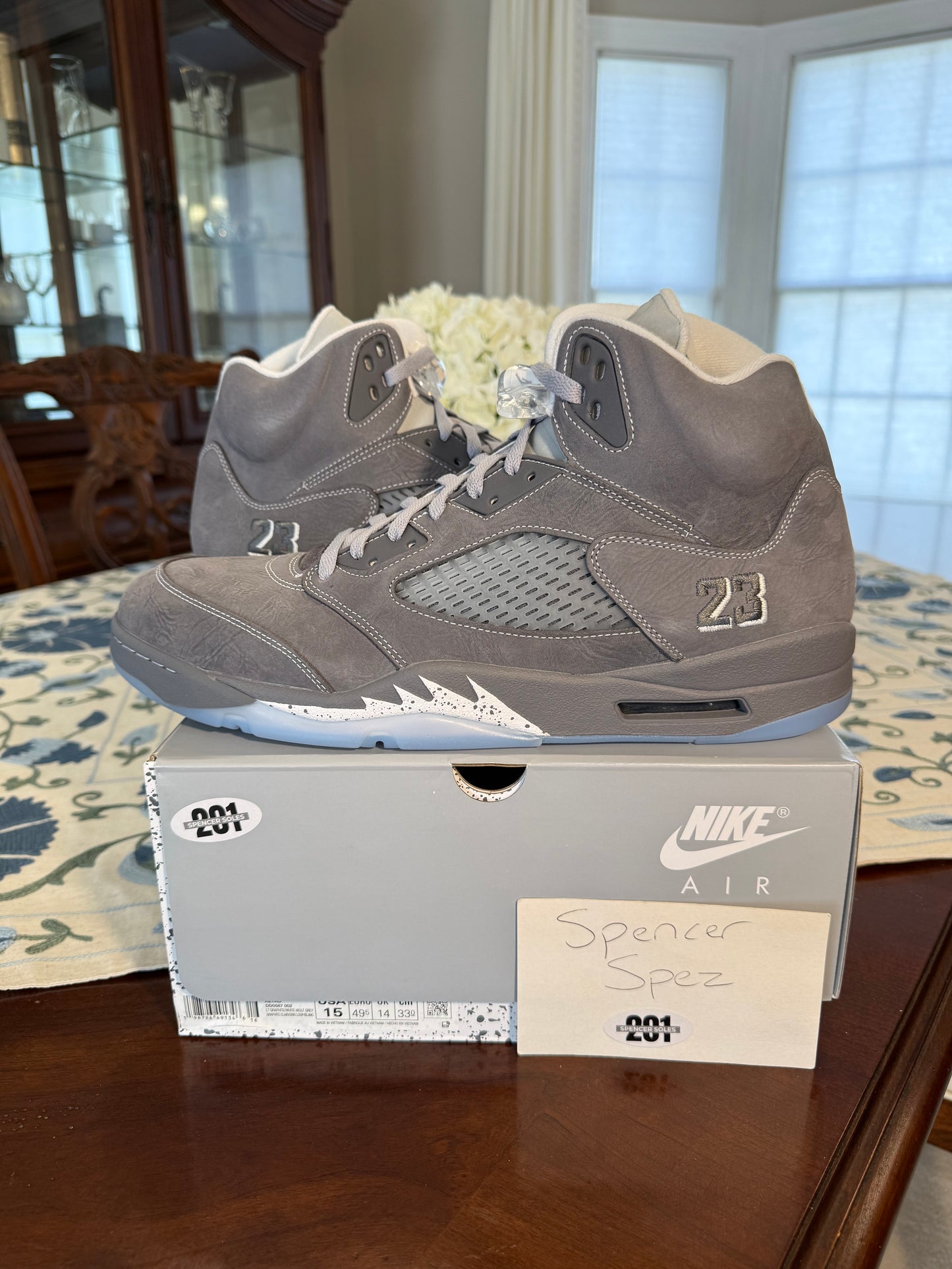Jordan Retro 5 Wolf Grey 2026