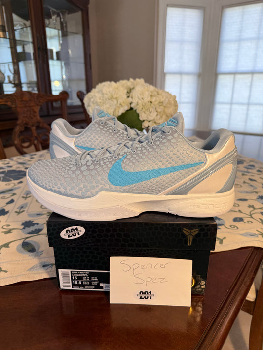 Kobe 6 Protro Caitlin Clark Light Armory Blue