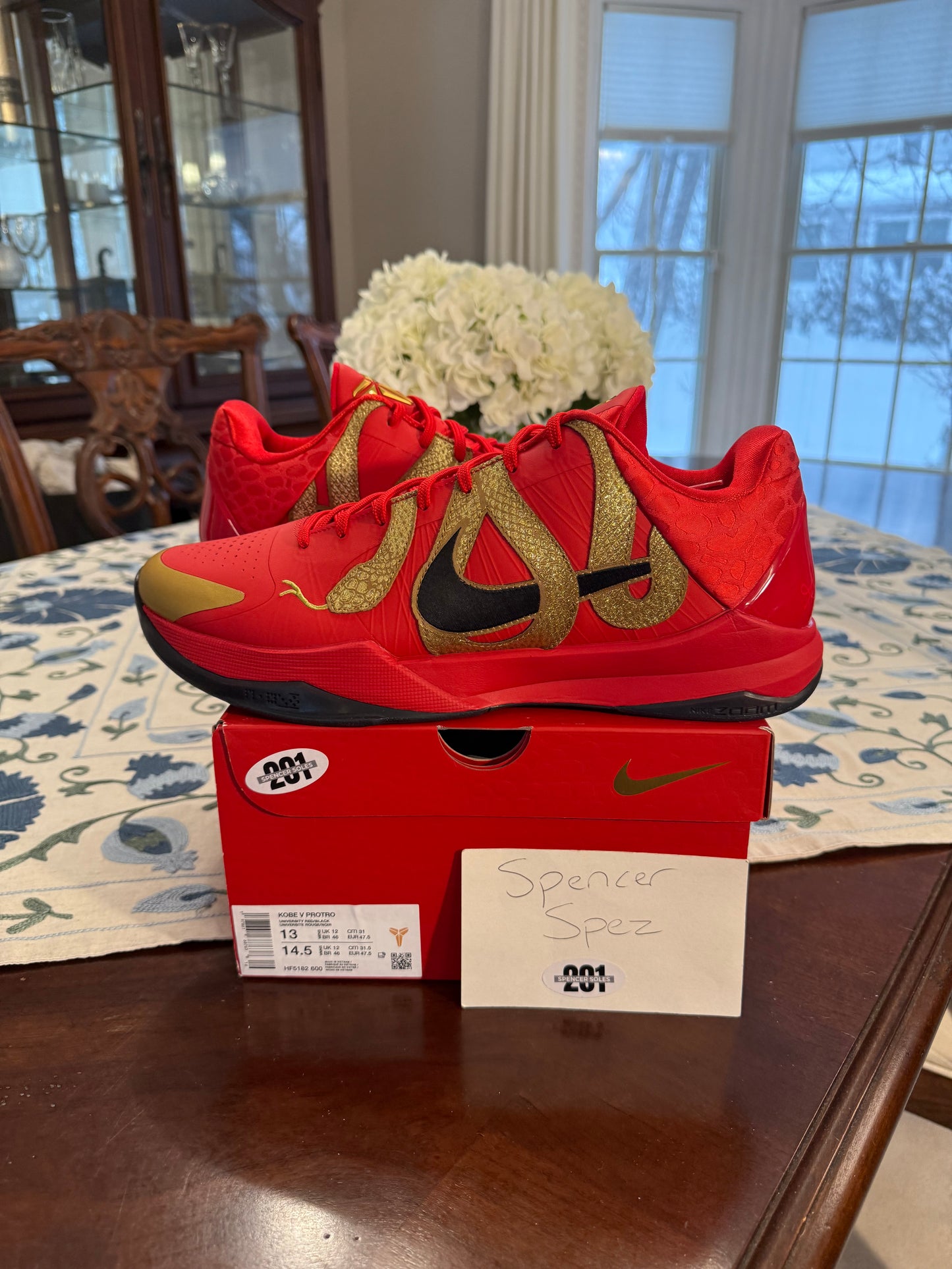 Kobe 5 Protro Year of the Mamba Red