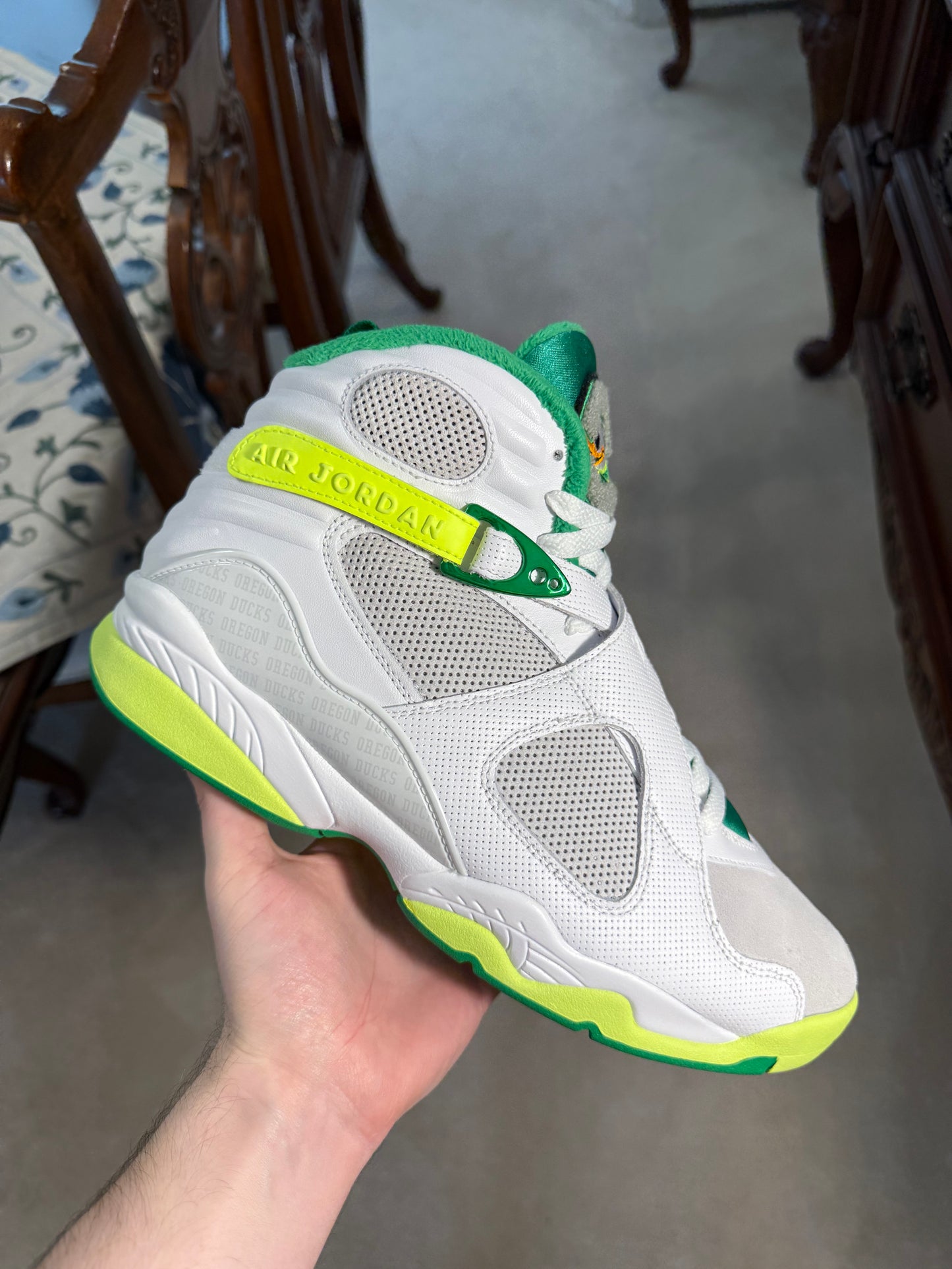 Jordan Retro 8 Oregon Track Nationals PE