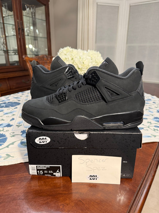 Jordan Retro 4 Black Cat 2025