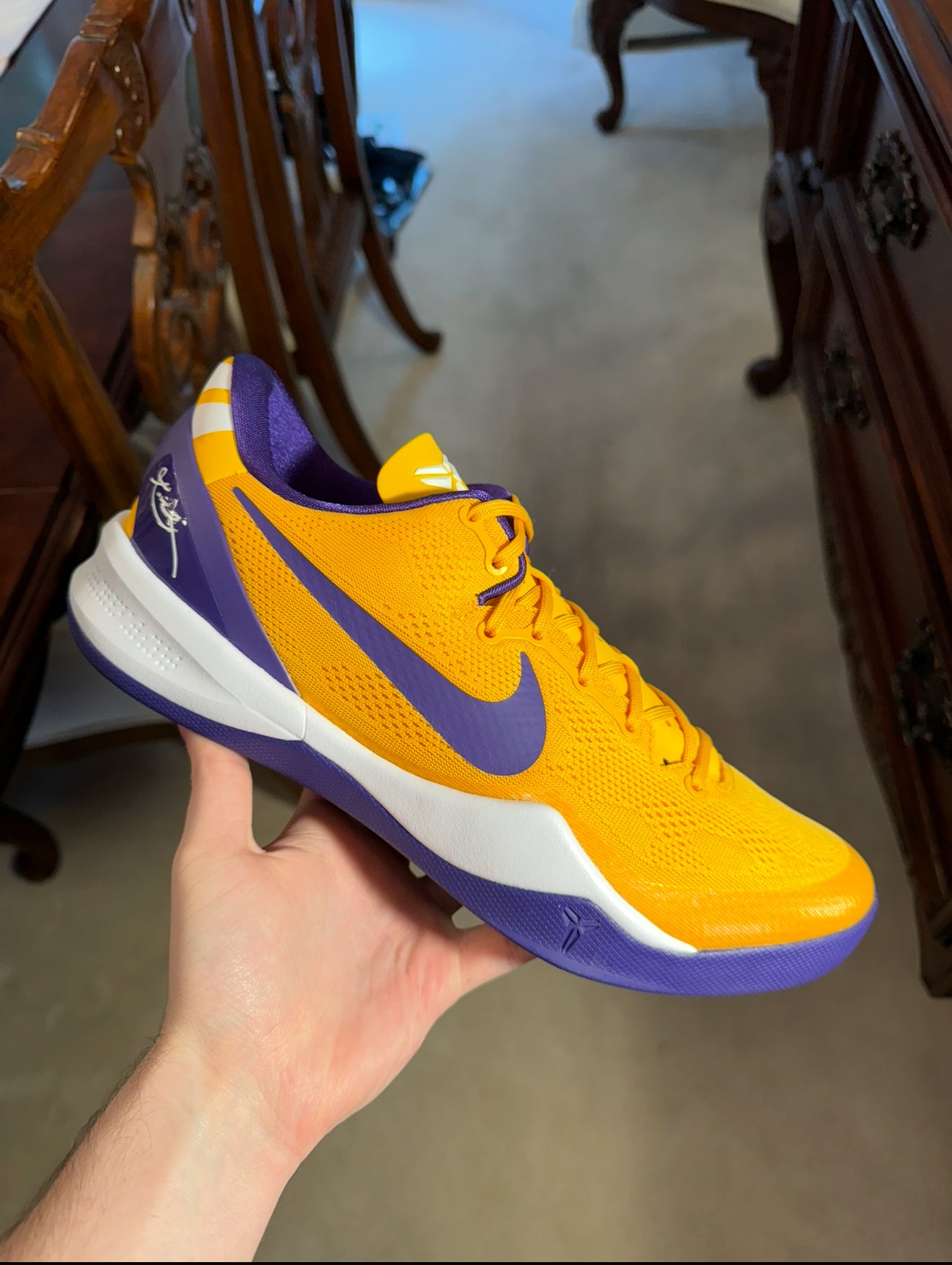 Kobe 8 Protro LSU PE Yellow
