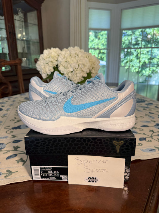 Kobe 6 Protro Caitlin Clark Light Armory Blue