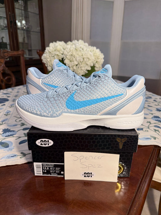 Kobe 6 Protro Caitlin Clark Light Armory Blue