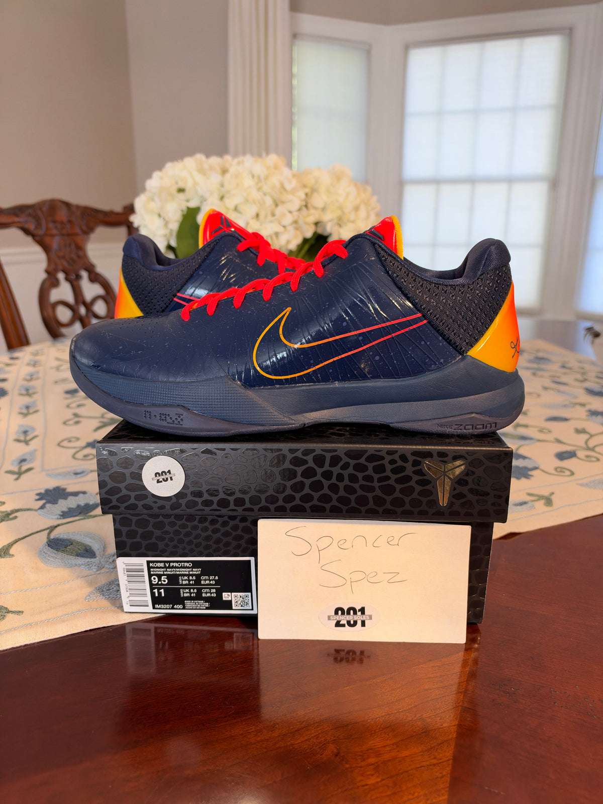 Kobe 5 Protro Caitlin Clark Indiana Fever