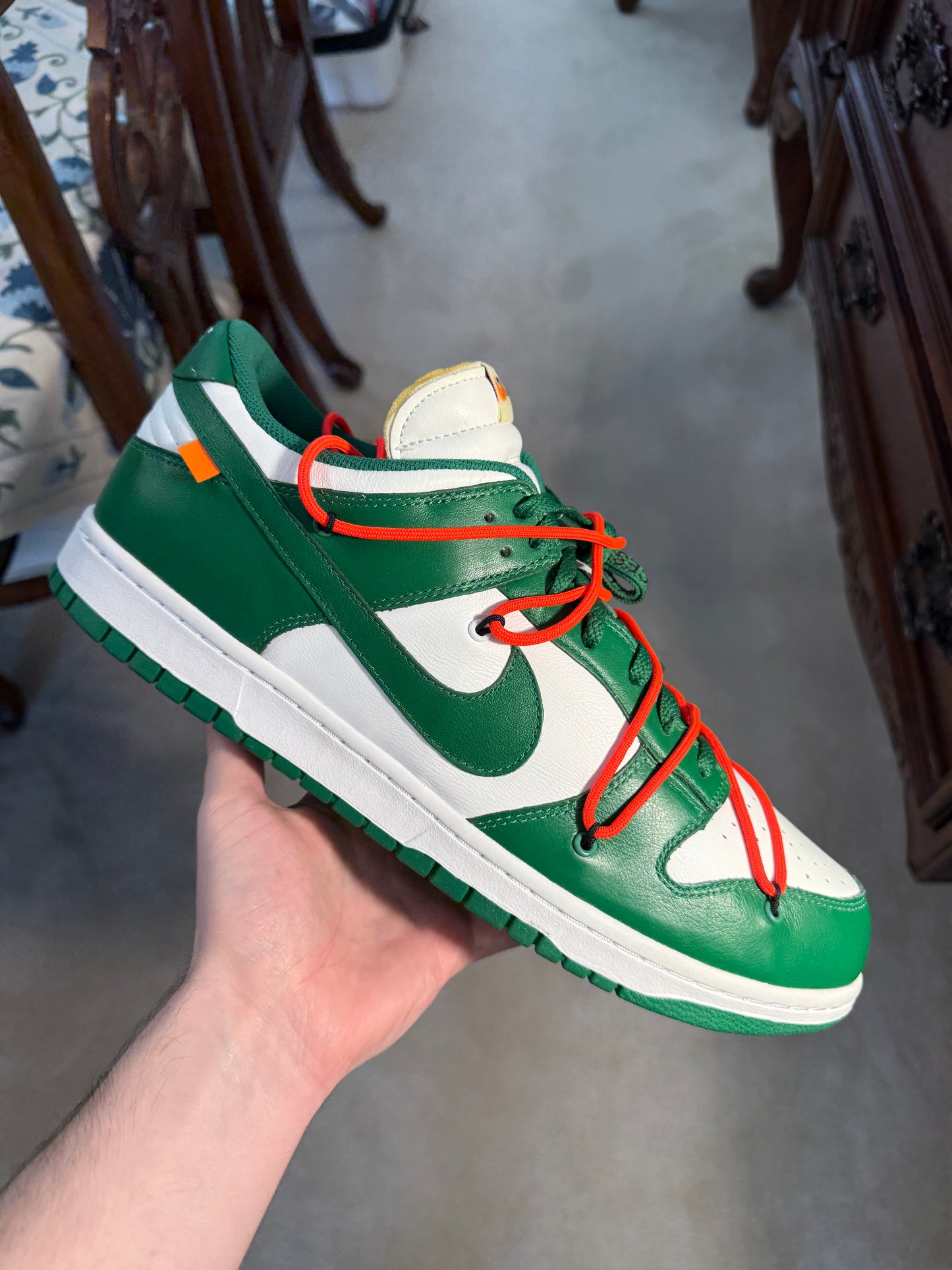 Nike Dunk Low Off-White Pine Green