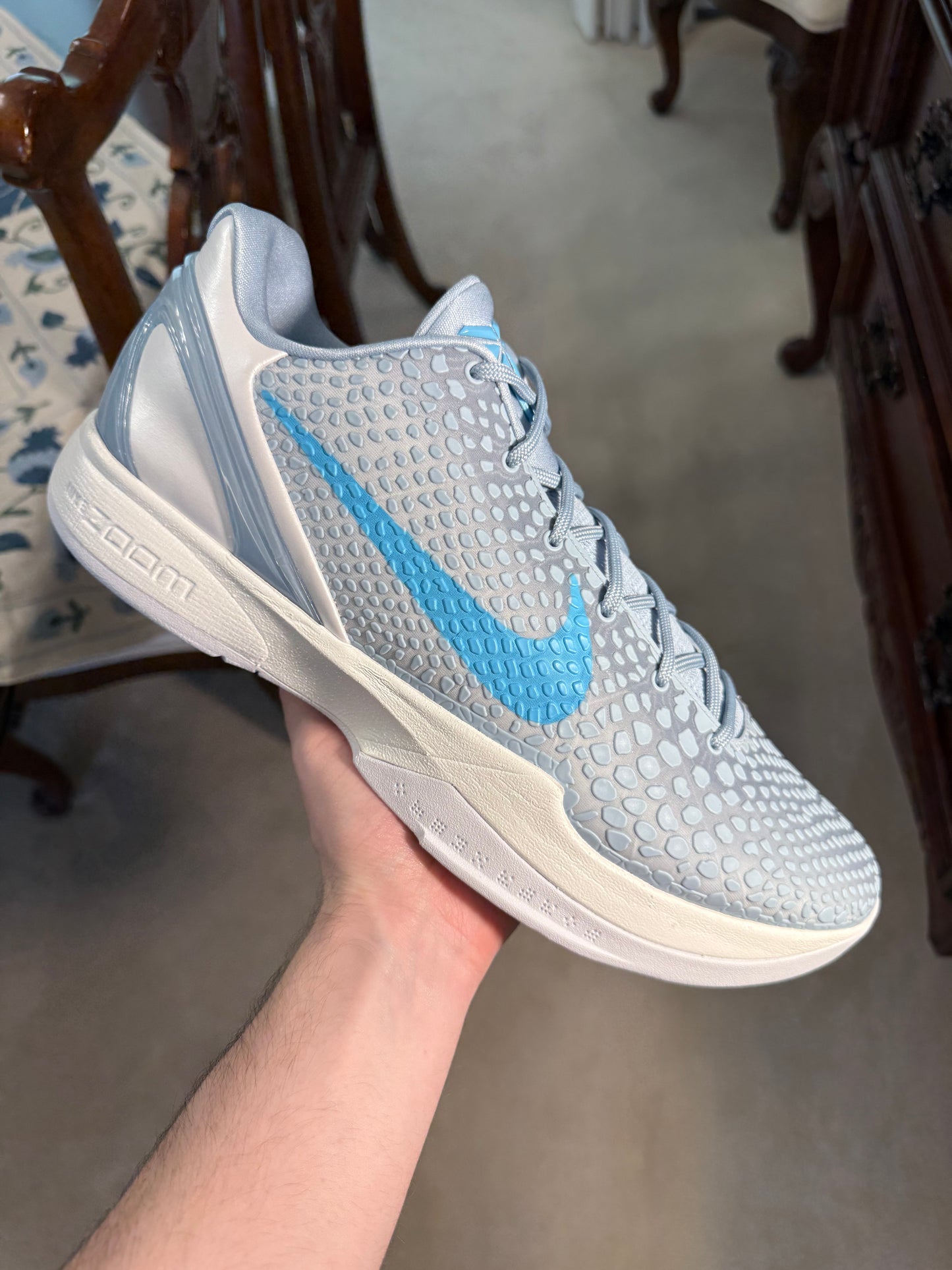 Kobe 6 Protro Caitlin Clark Light Armory Blue