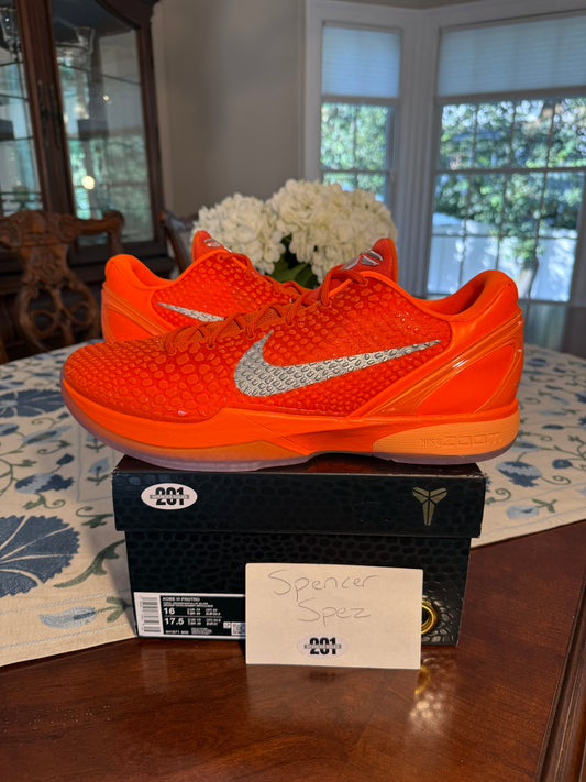 Kobe 6 Protro Total Orange
