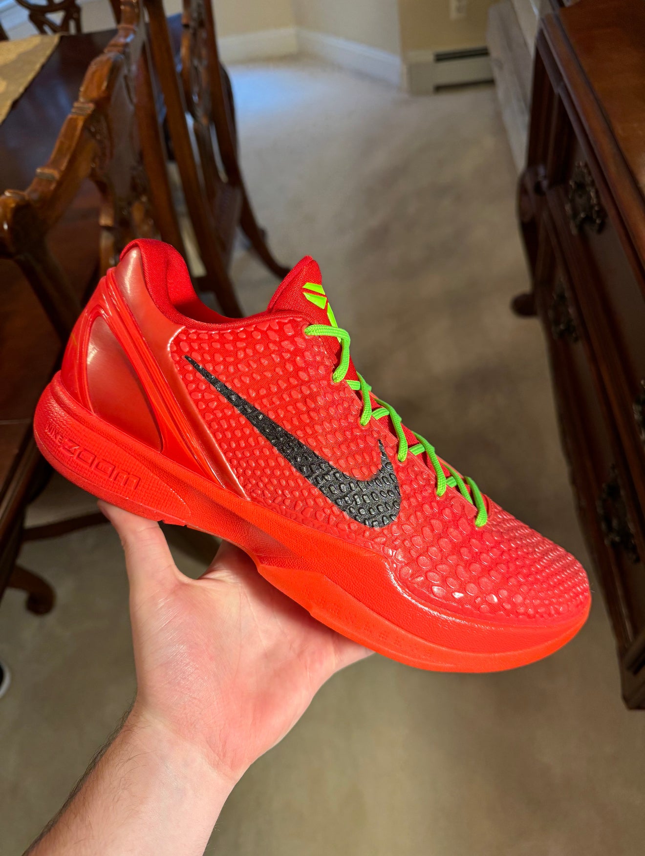 Kobe 6 Protro Reverse Grinch