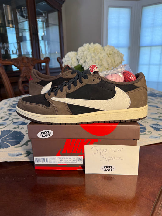 Jordan Retro 1 Low Travis Scott Mocha