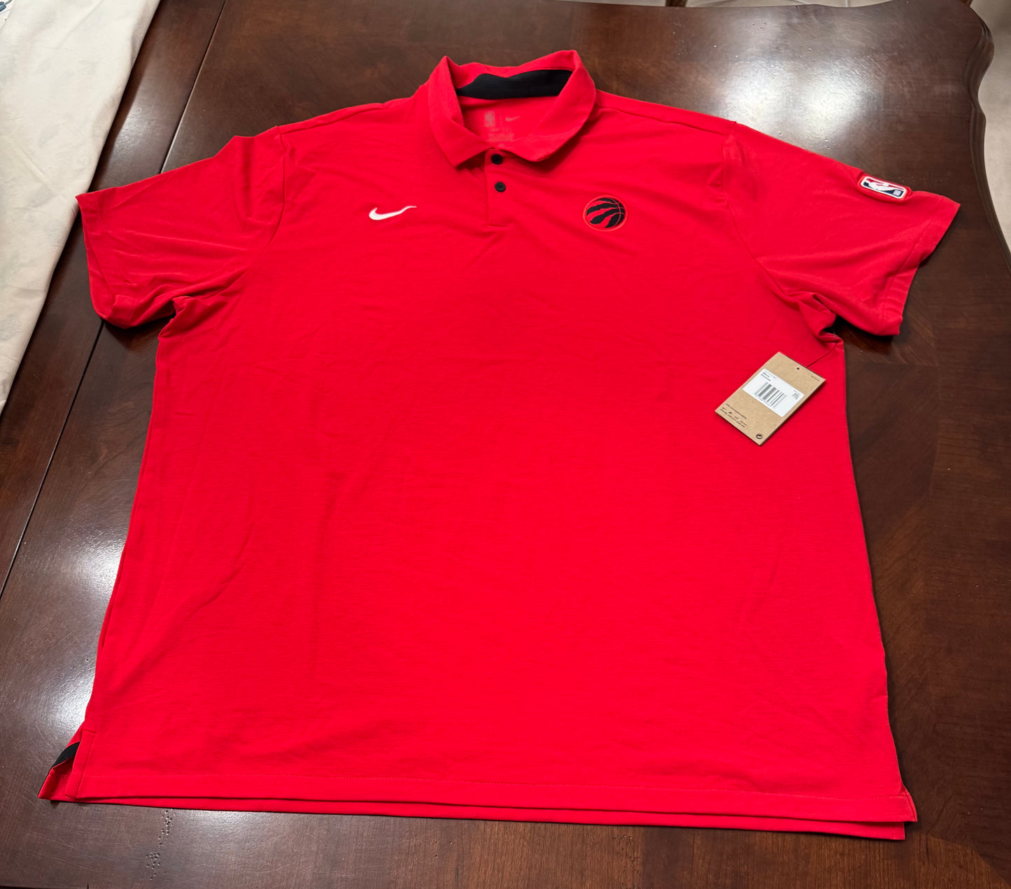 NBA Nike Toronto Raptors Player Issued Polo Dri-Fit