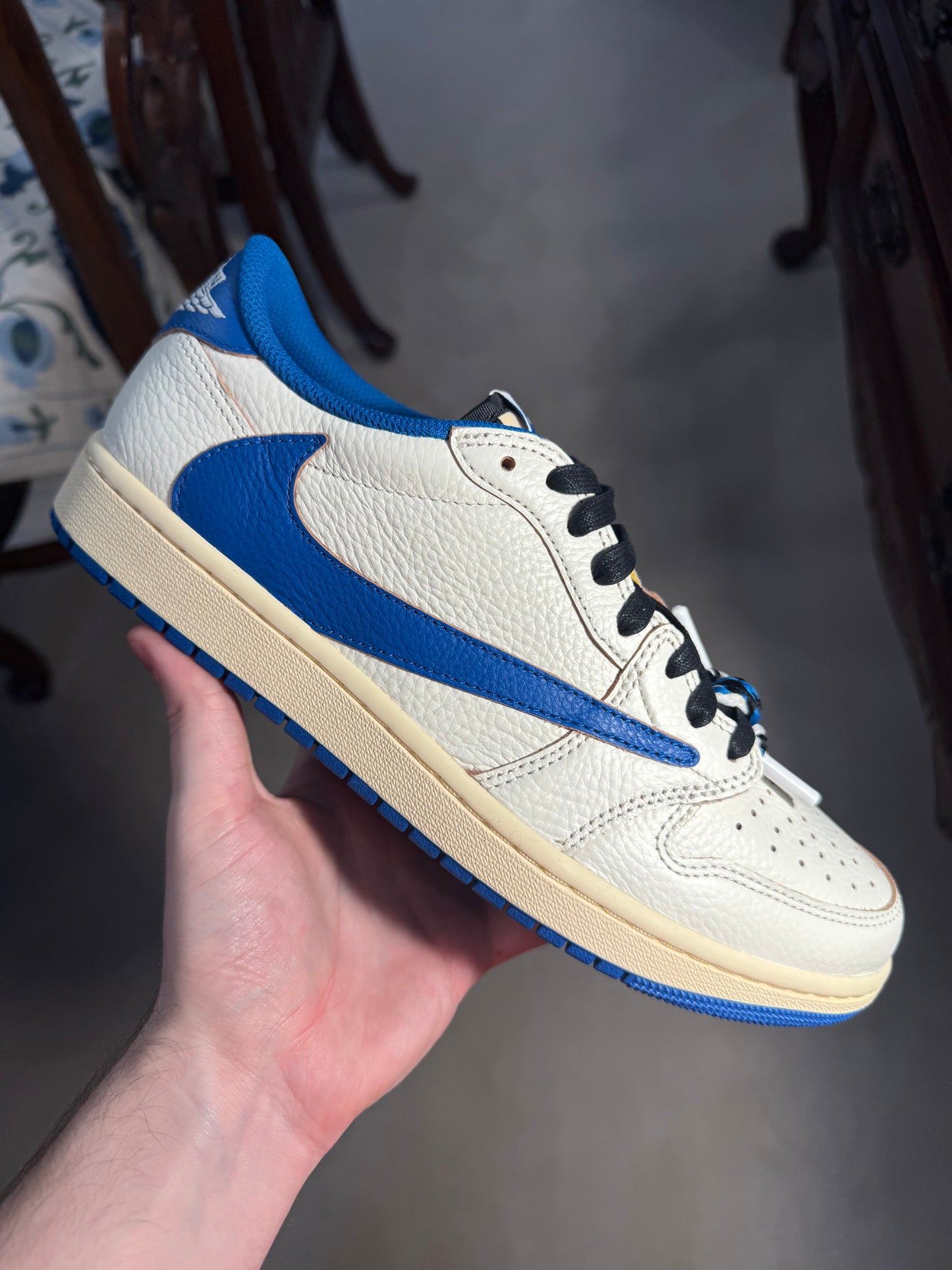 Jordan Retro 1 Low Travis Scott Fragment Sail