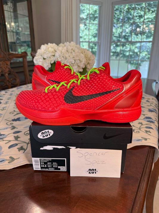 Kobe 6 Protro Reverse Grinch