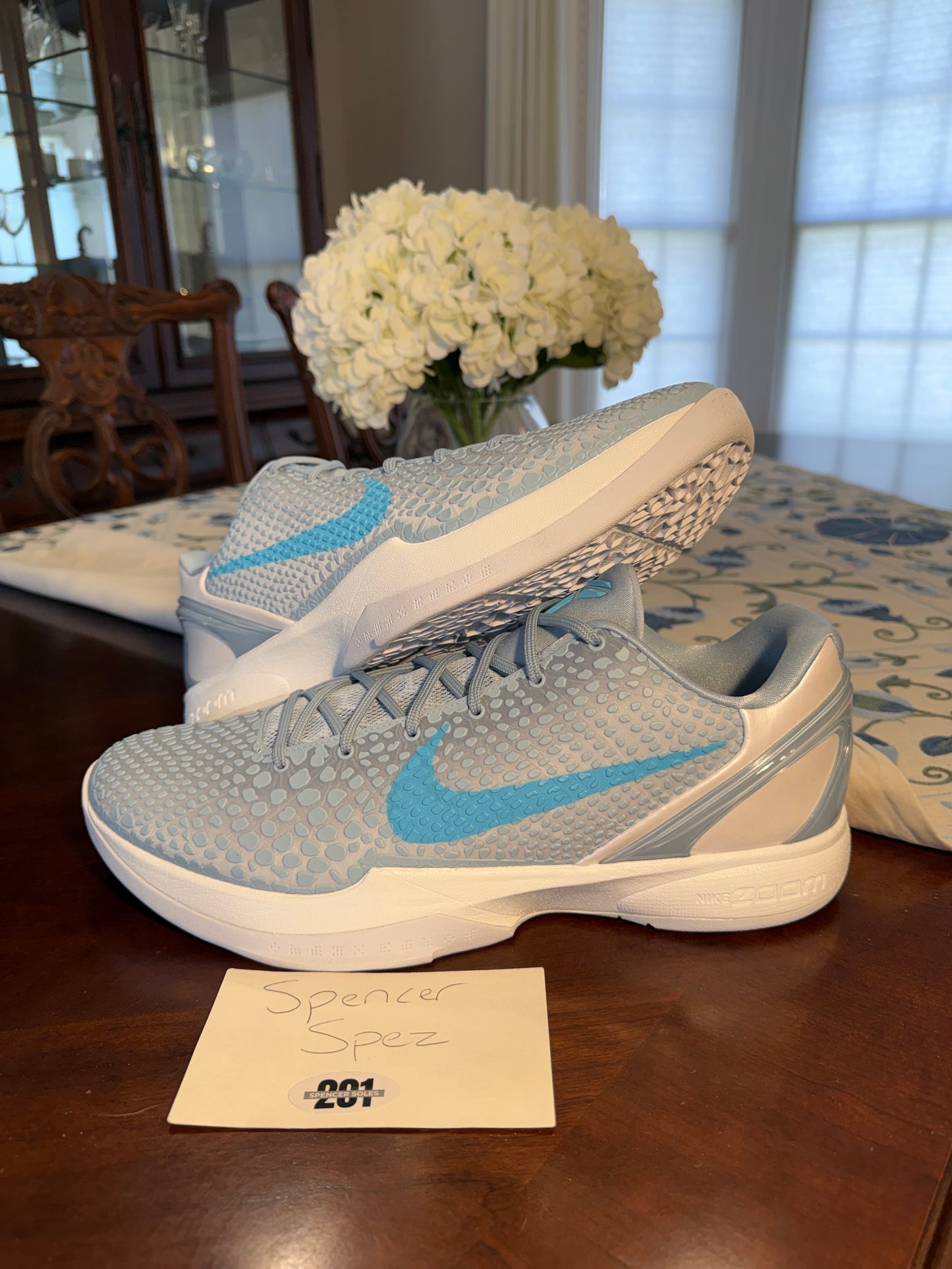 Kobe 6 Protro Caitlin Clark Light Armory Blue
