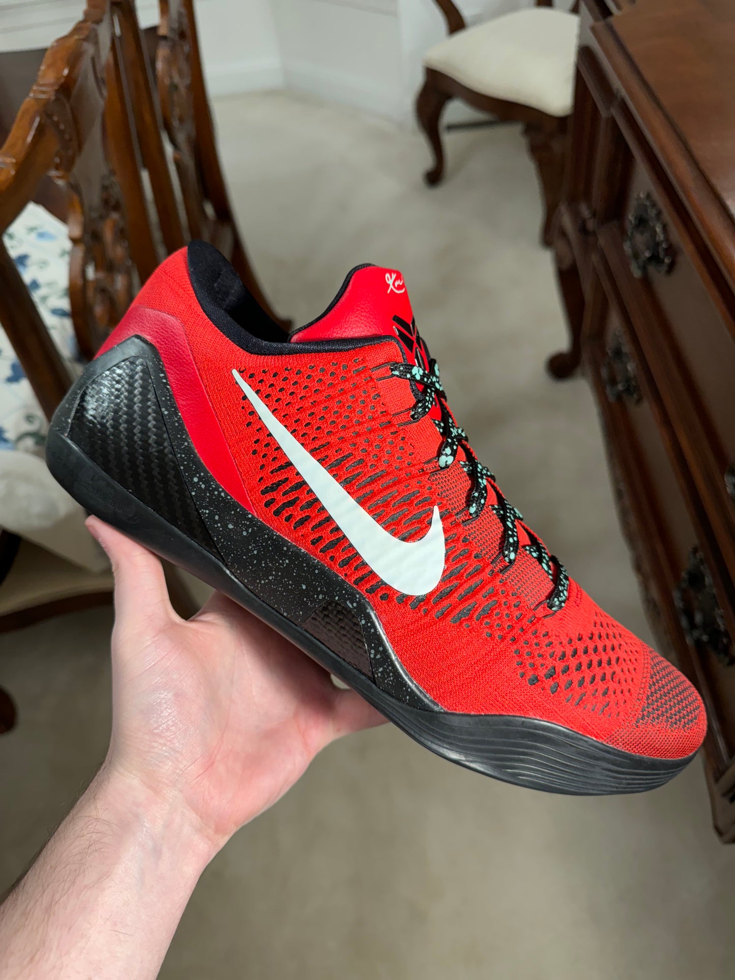 Kobe 9 Elite Low University Red