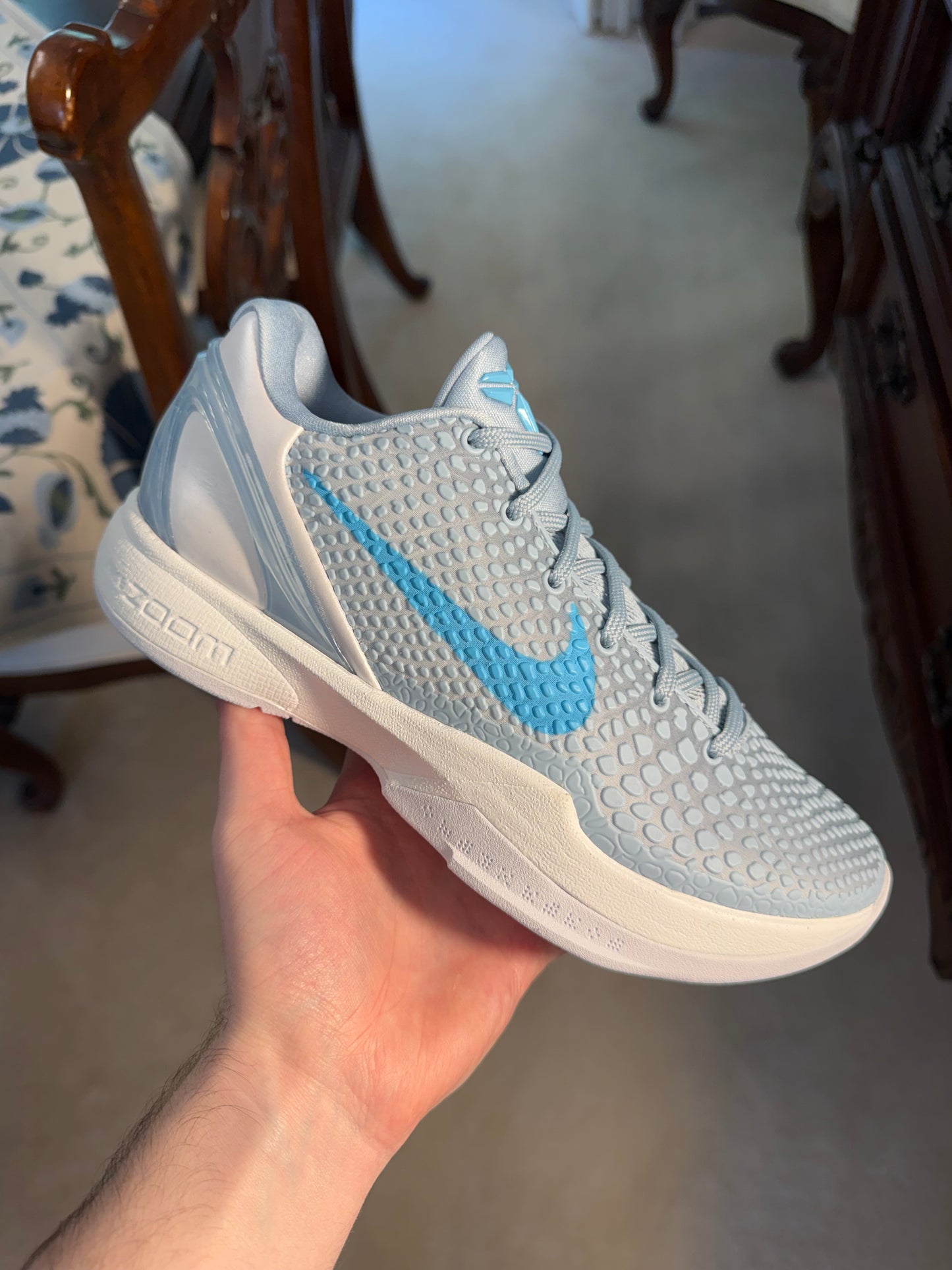Kobe 6 Protro Caitlin Clark Light Armory Blue