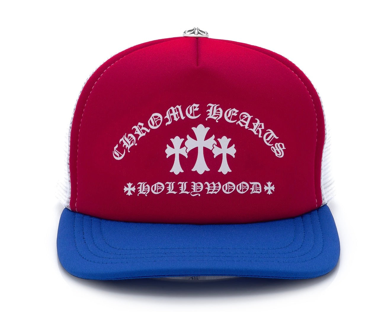 Chrome Hearts Trucker Hat Red/White Blue