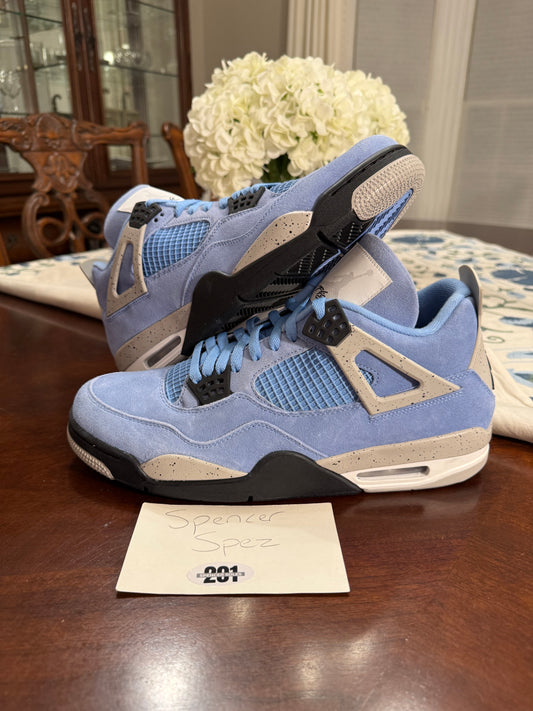 Jordan Retro 4 University Blue