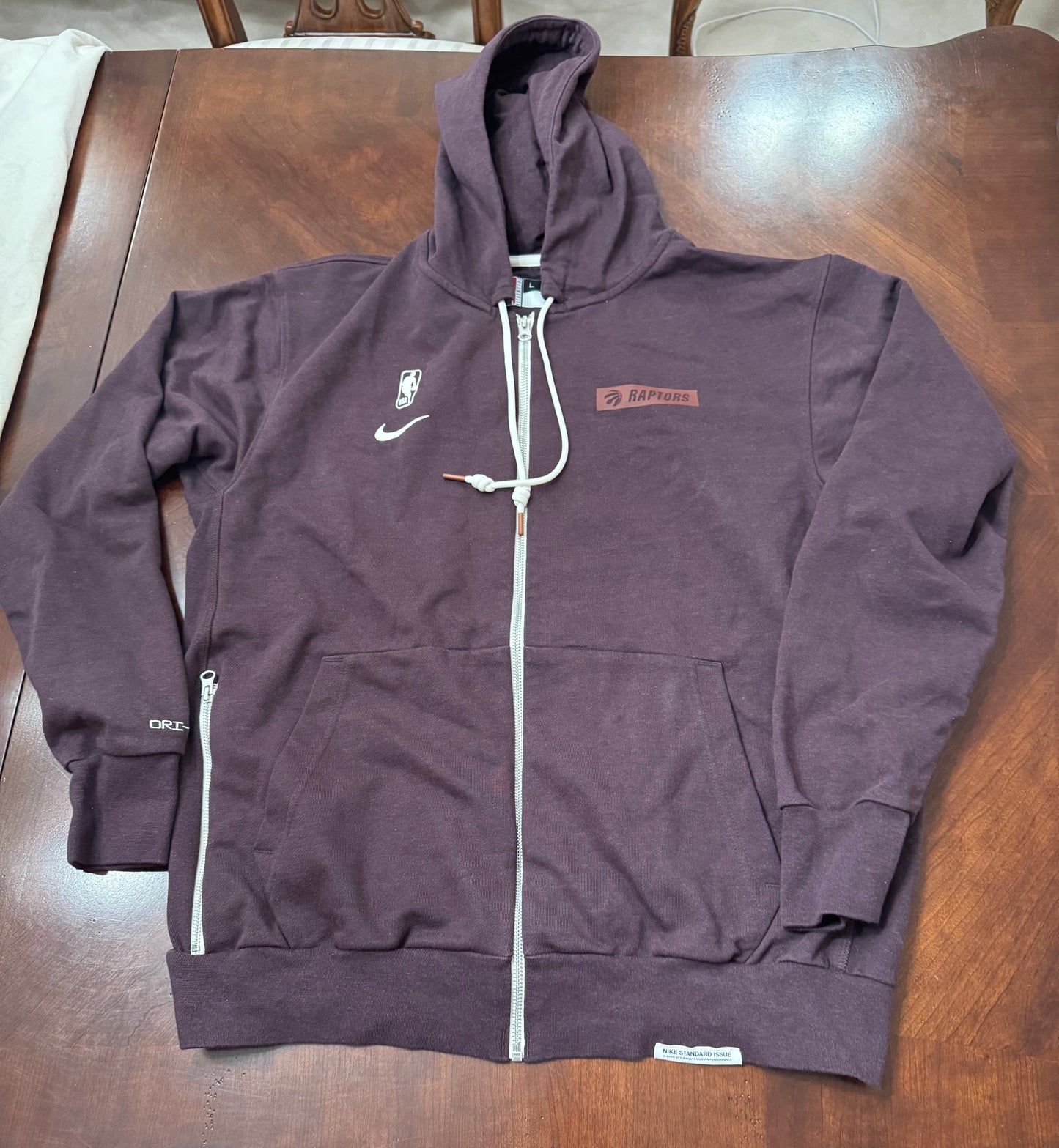 Nike NBA Toronto Raptors Team Issued Dri-Fit Full Zip