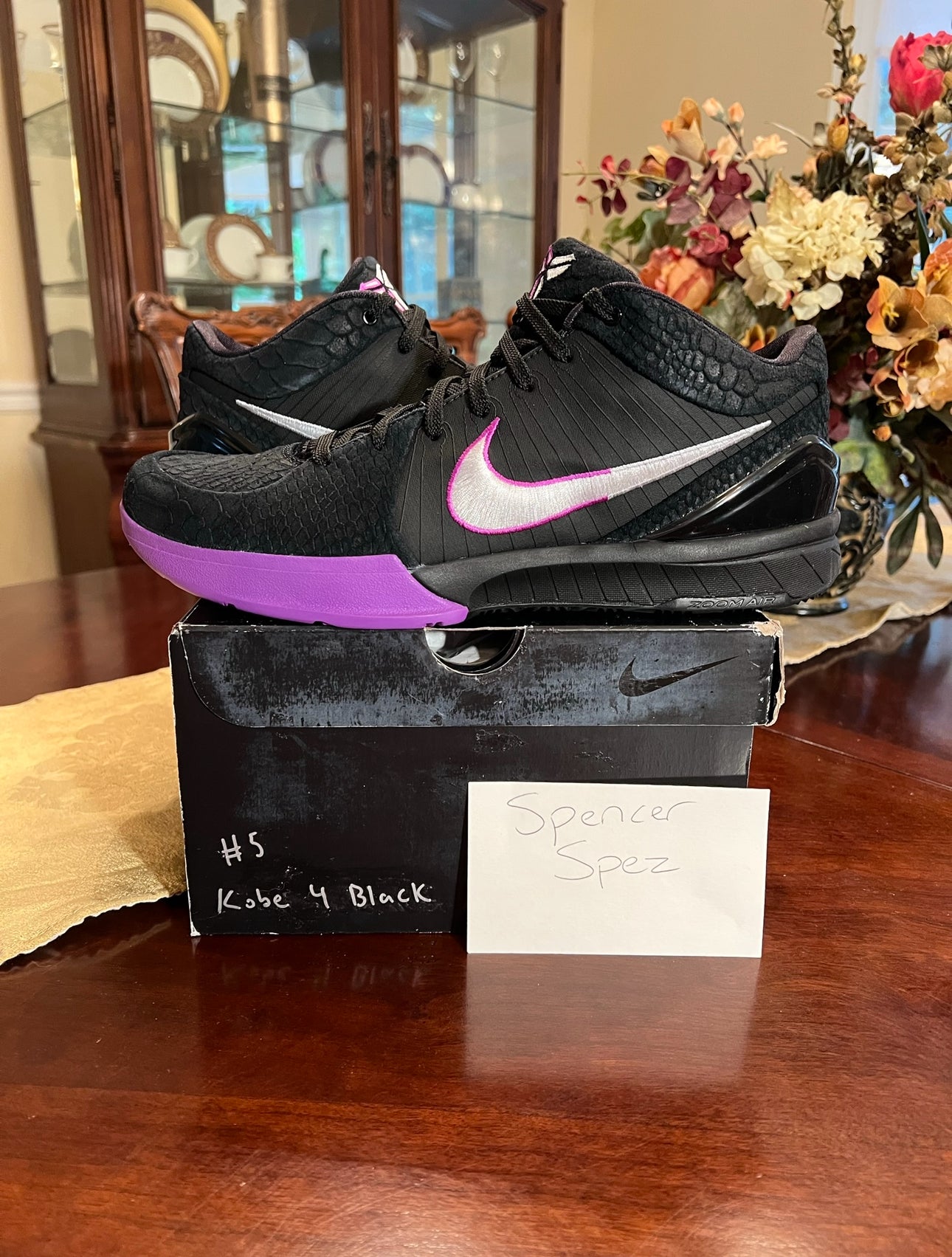 Kobe 4 Protro DeAaron Fox PE – Spencer Soles