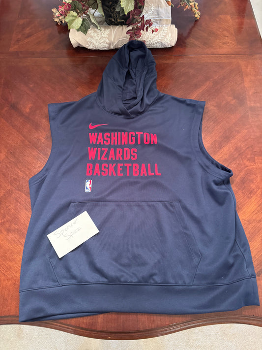 Nike NBA Player Issue Washington Wizards Sleeveless Hoodie