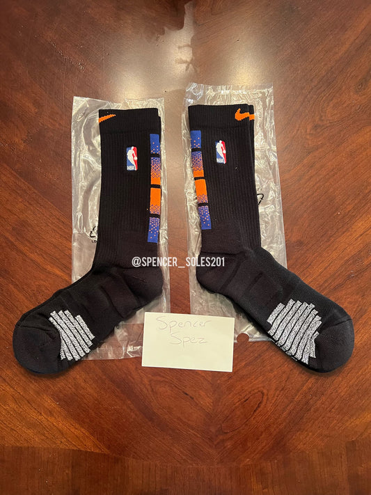 Nike NBA Team Issued New York Knicks Basketball Socks
